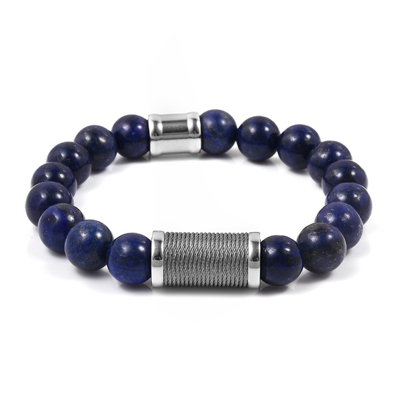 Jewelry - Lapis Lazuli Dualtone Stainless Steel Bracelet Jewelry - Lapis Lazuli Dualtone Stainless Steel Bracelet